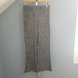 Juicy Couture Flare Ribbed Knit High Rise Lounge Pants